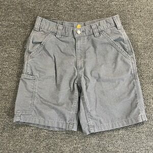 Carhartt Relaxed Fit Carpenter Shorts Men's Size 30 Gray Workwear